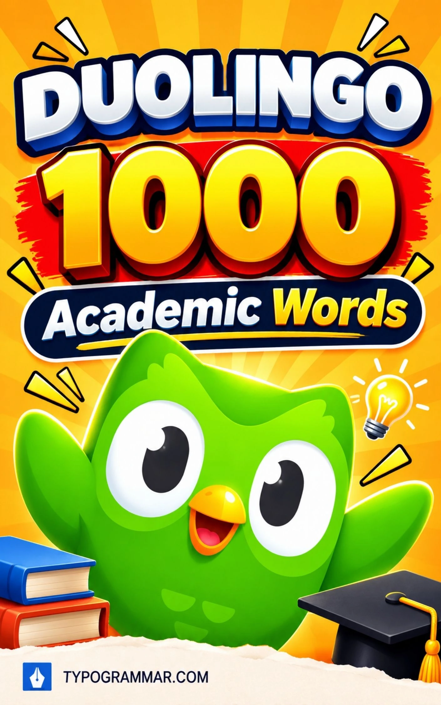 Duolingo 1000 Academic Words PDF book cover