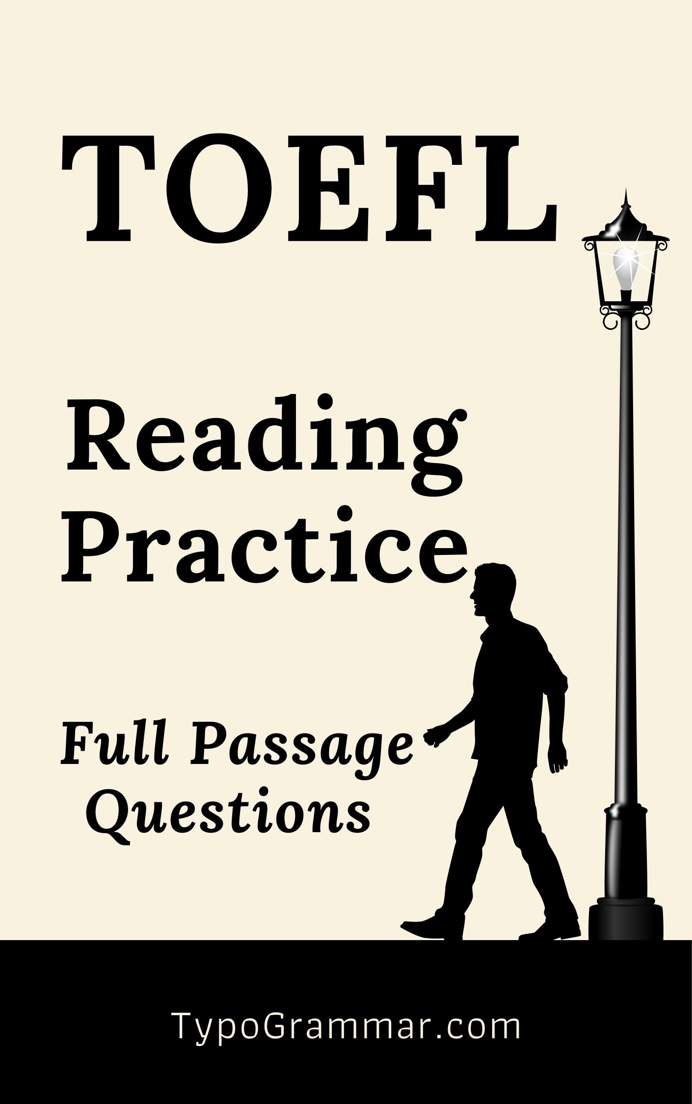 TOEFL Reading Practice PDF Cover