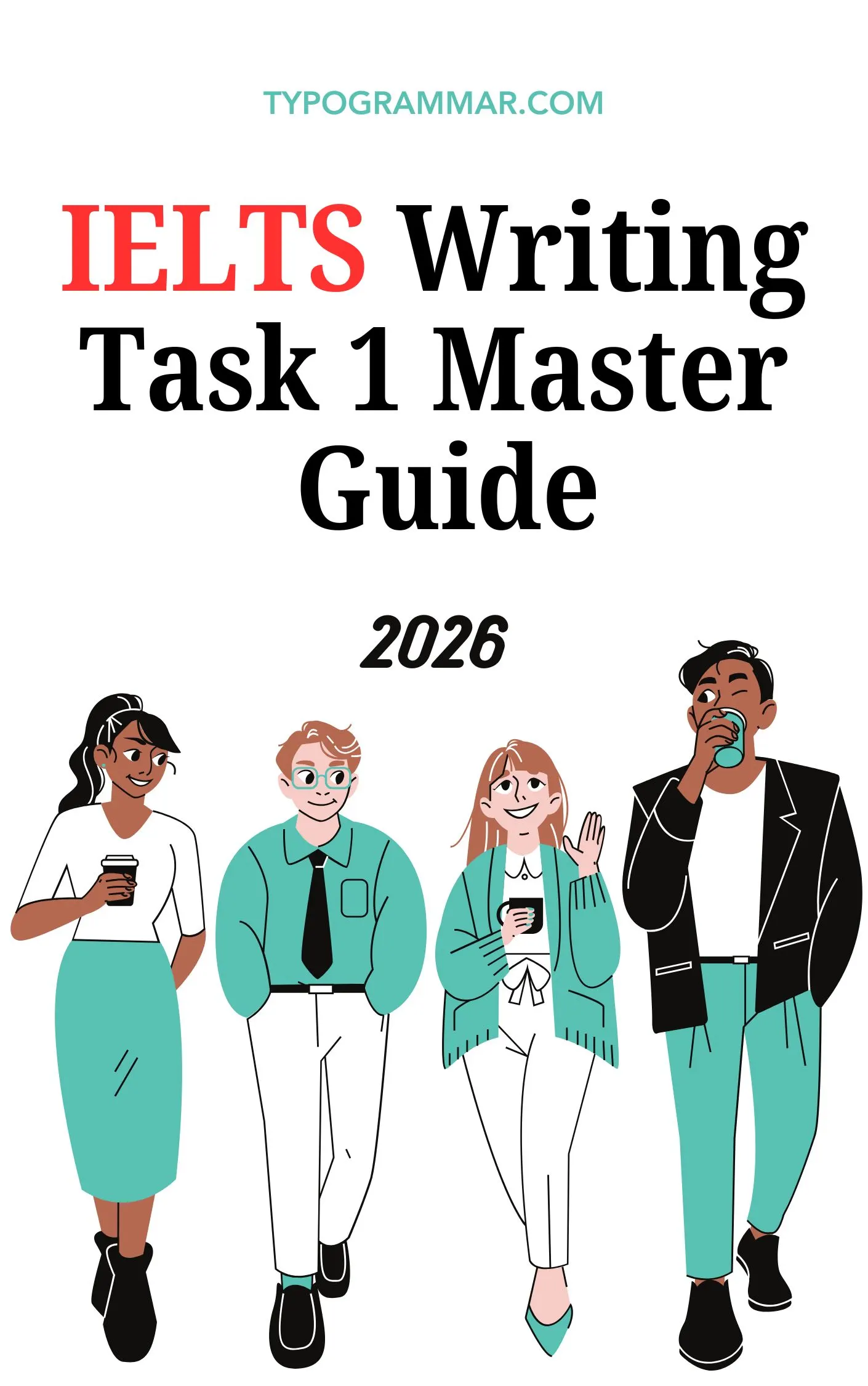 IELTS Writing Task 1 Master Guide PDF book cover